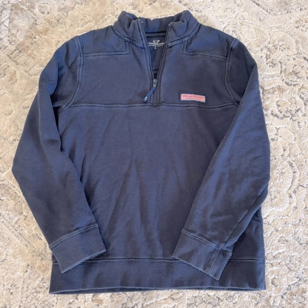 VINEYARD VINES | GIRLS BLUE PULLOVER SIZE L